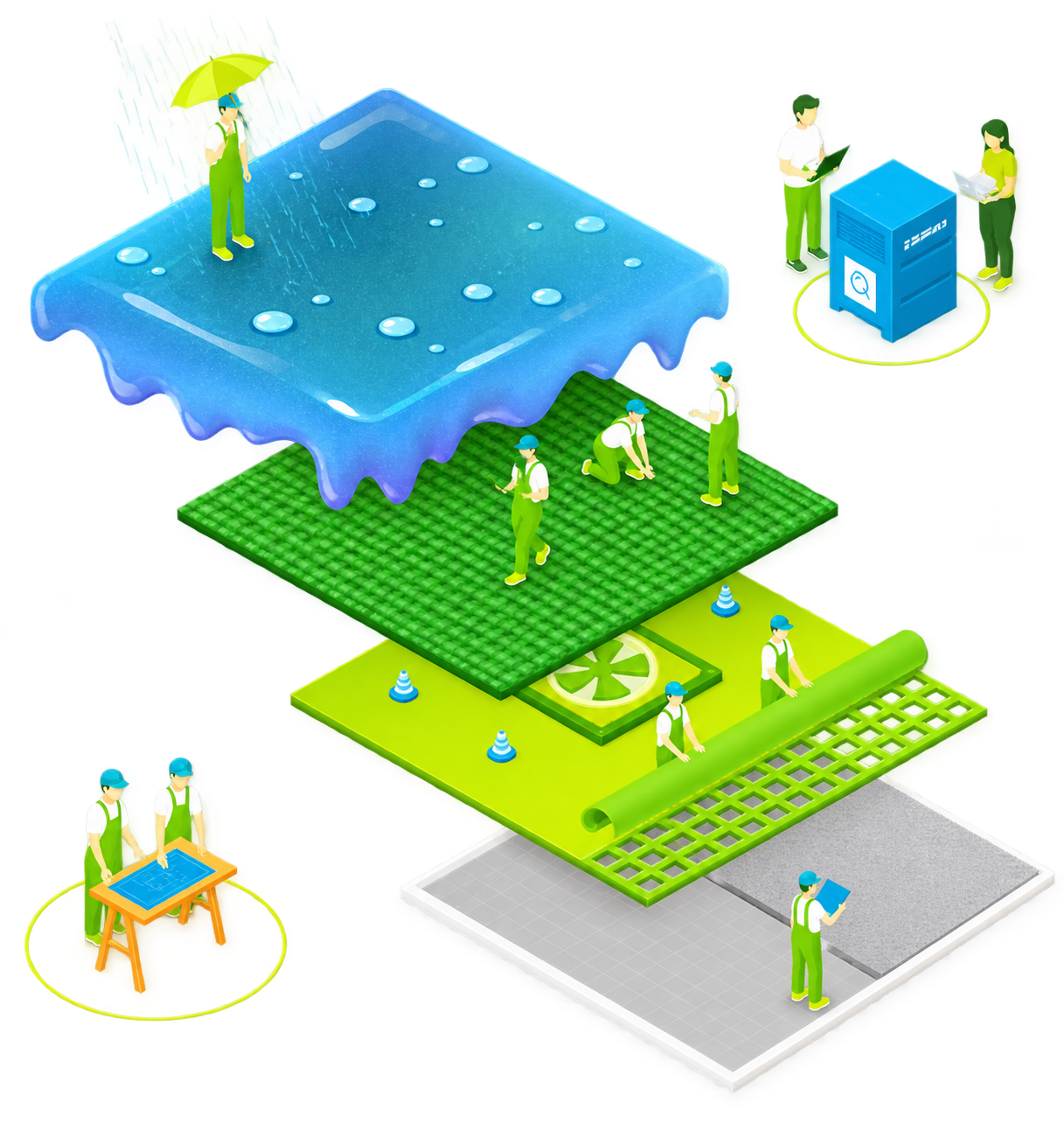 Development journey — fabric stack